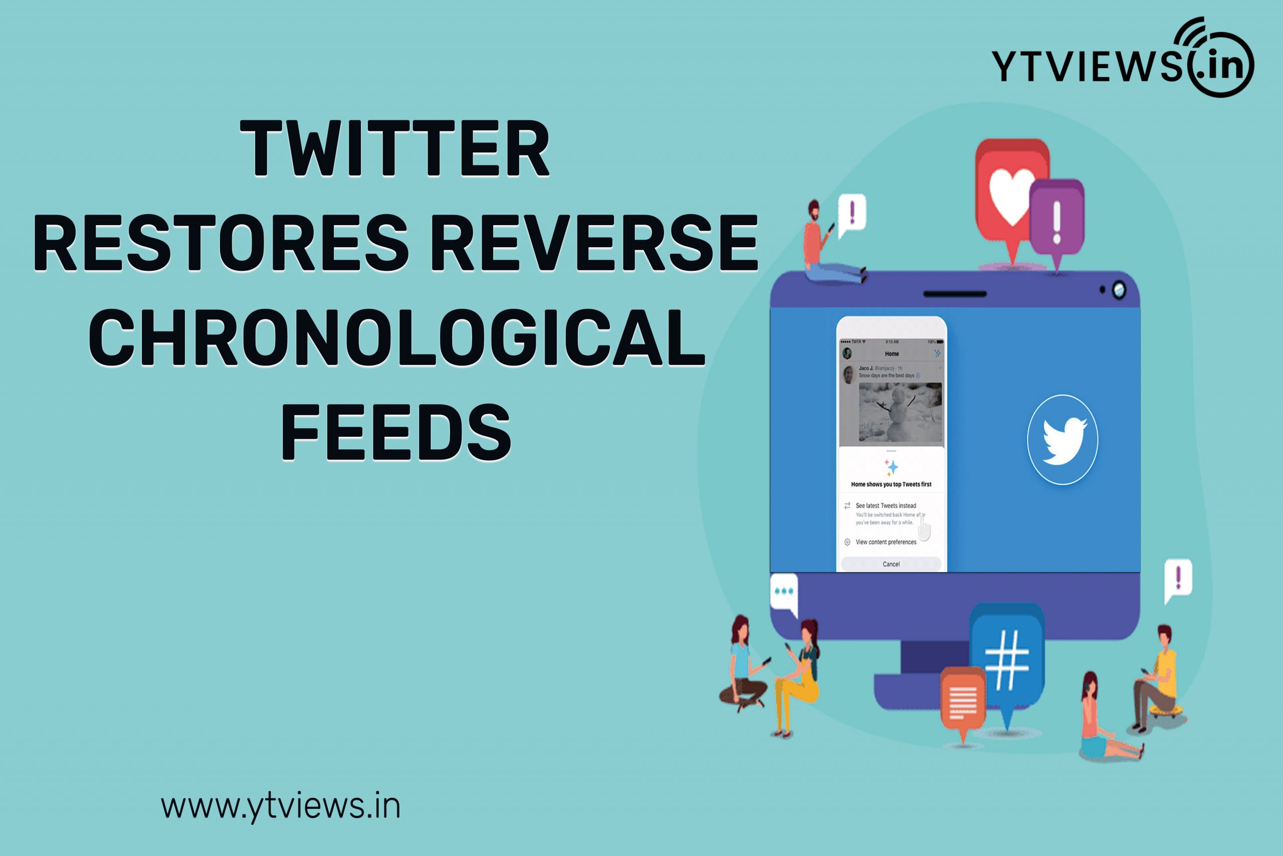 Twitter Restores Reverse Chronological Feeds