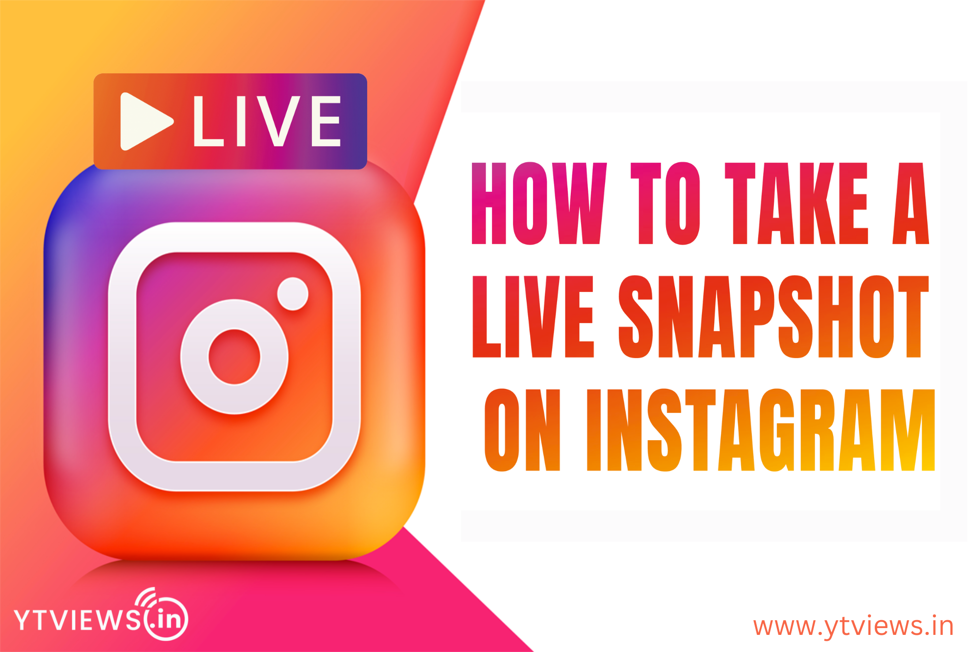 How To Take A Live Snapshot On Instagram
