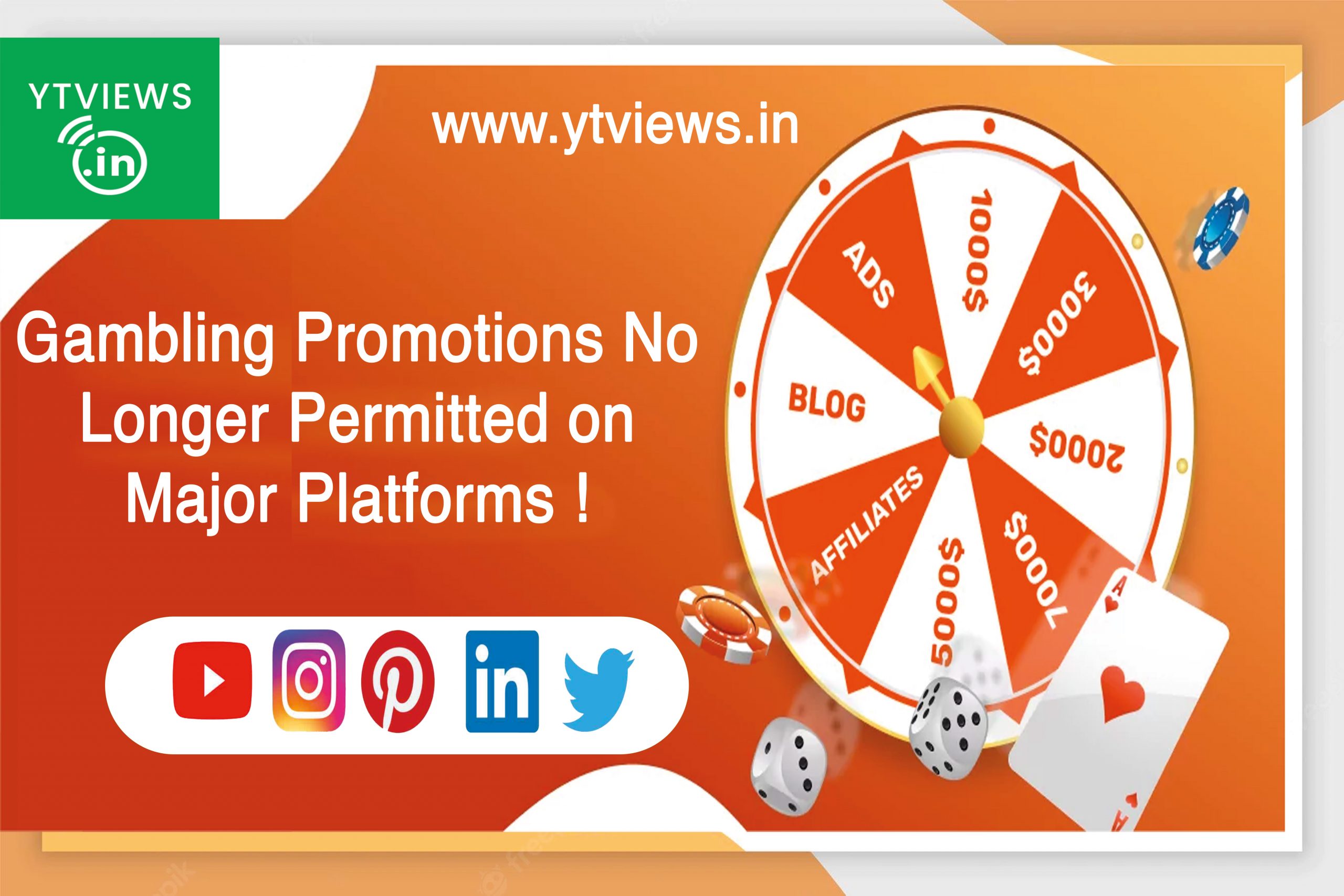 “Gambling Promotions No Longer Permitted on Major Platforms”
