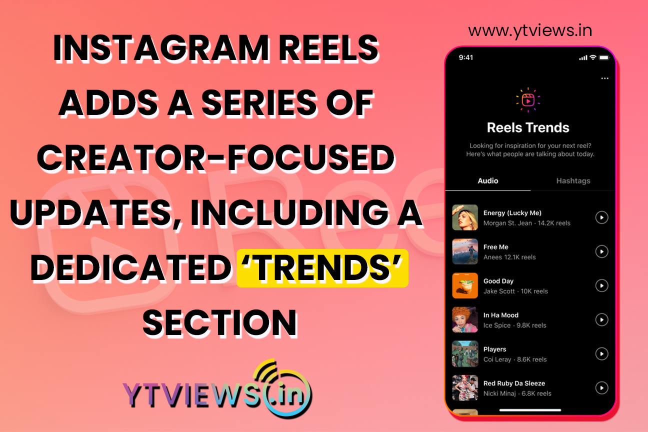 Instagram Reels Adds New Trends Section
