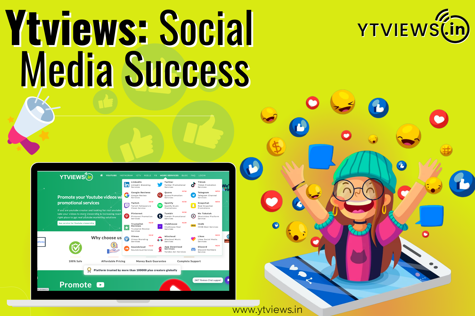 Ytviews Offers All-in-One Social Media Solutions