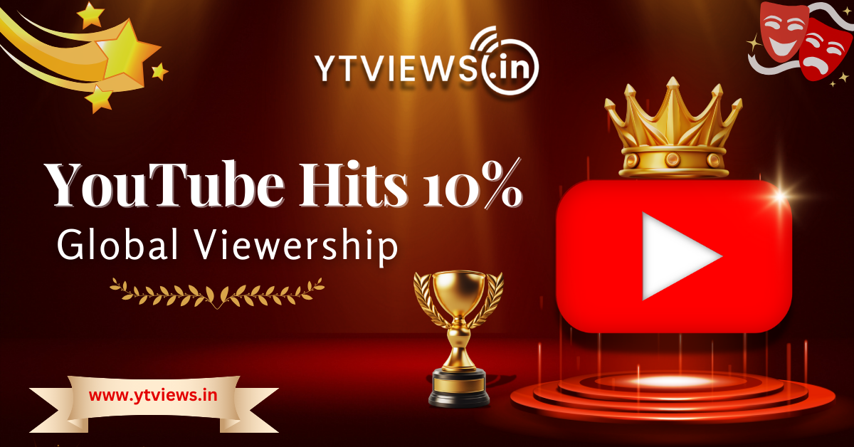 YouTube Becomes First to Reach 10% Global Viewership