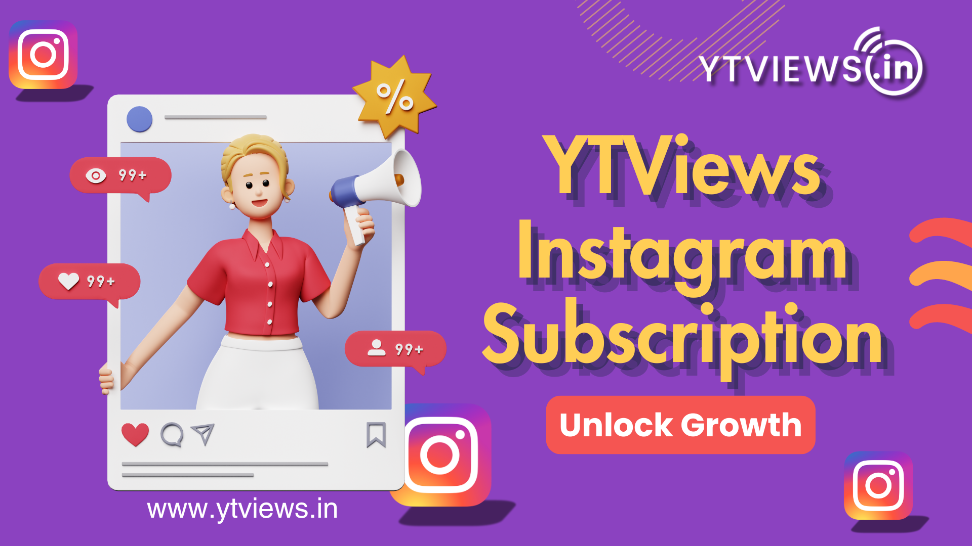 Buy Premium Instagram Subscription Service from Ytviews