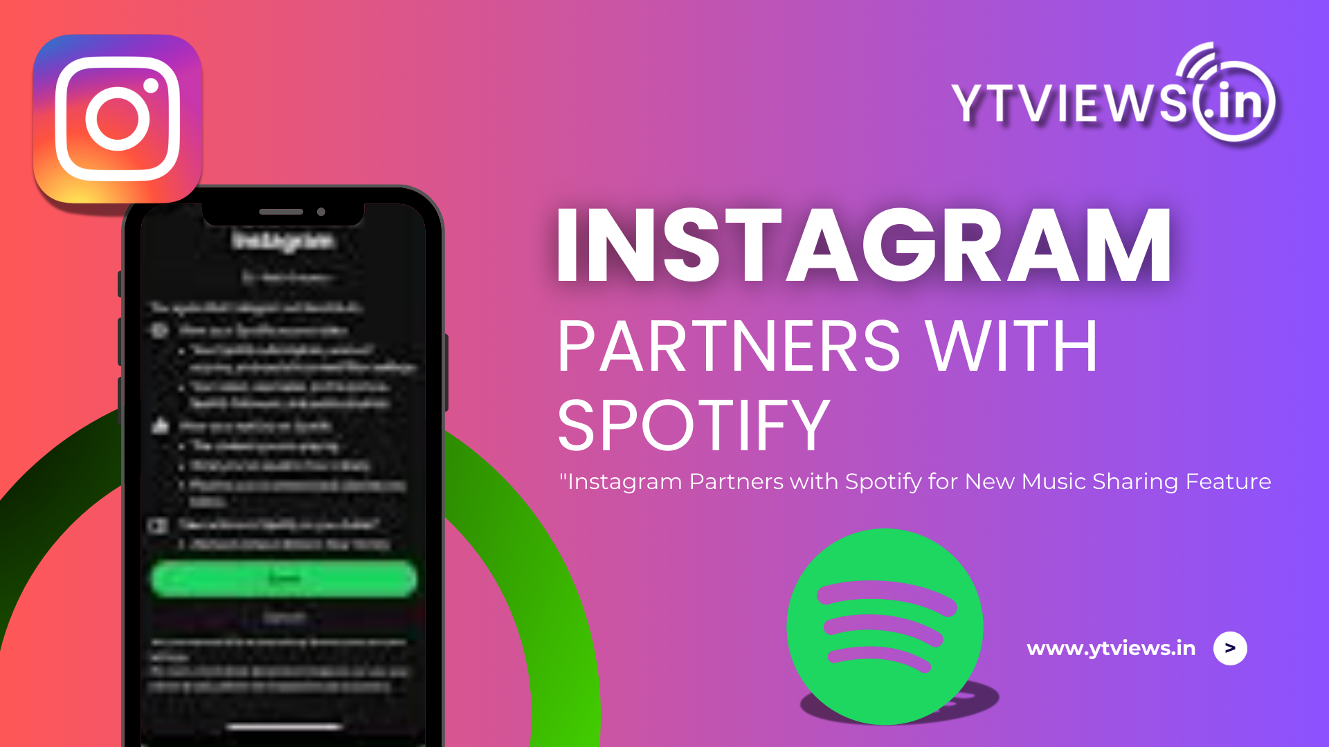 Instagram and Spotify Collabration Launch Music Sharing Feature
