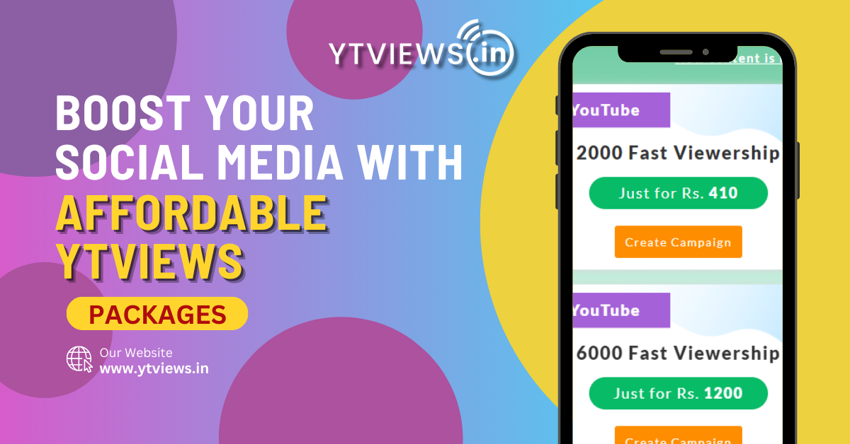 Affordable Ytviews Packages for Social Media Growth
