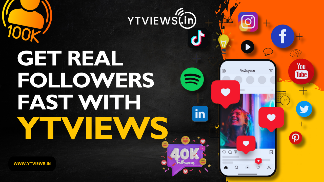 How Ytviews.in helps you to buy real followers on social media ?