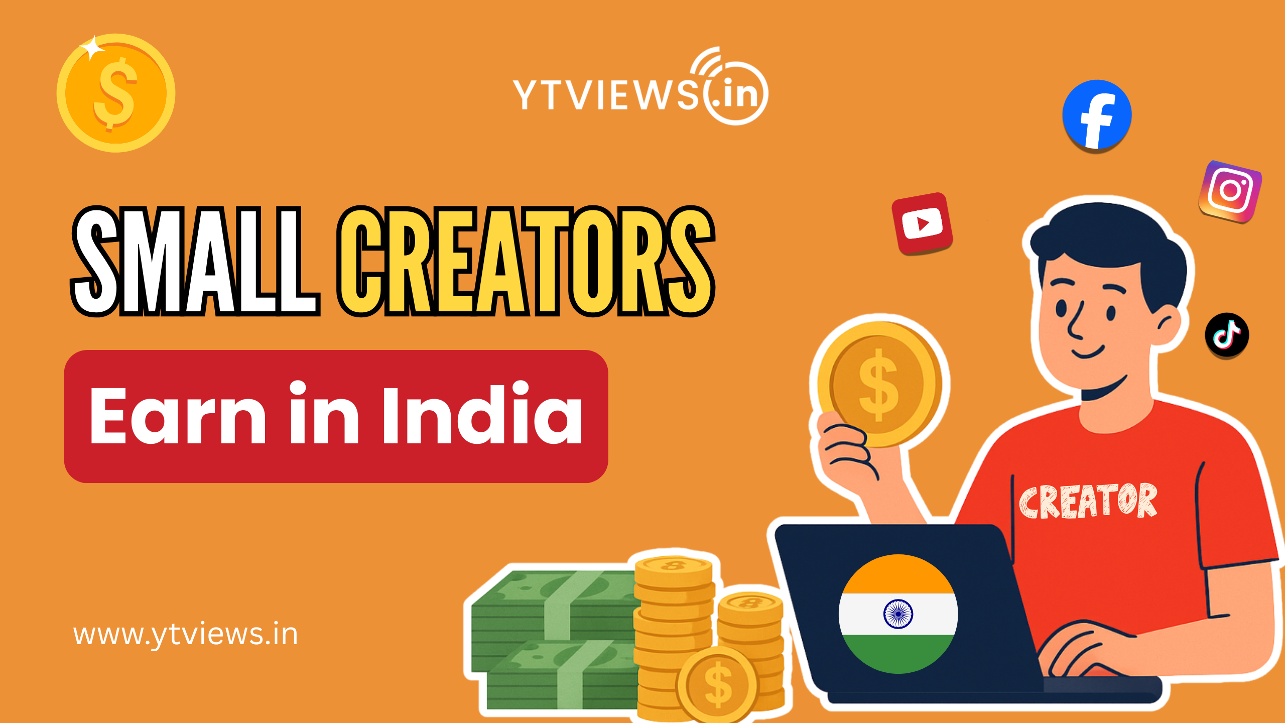 The Truth behind the creator glamour, how much do small creators really earn in India ?