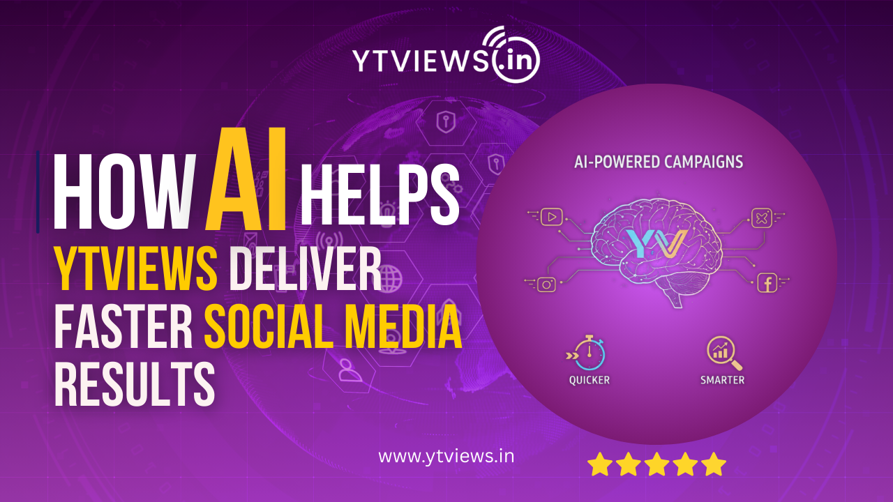 How Ytviews uses ai to achieve quicker and smarter social media campaigns.