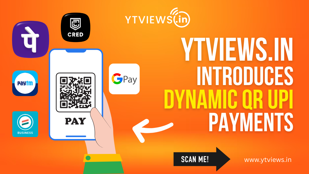 Ytviews.in Makes Payments Easier with Dynamic QR UPI