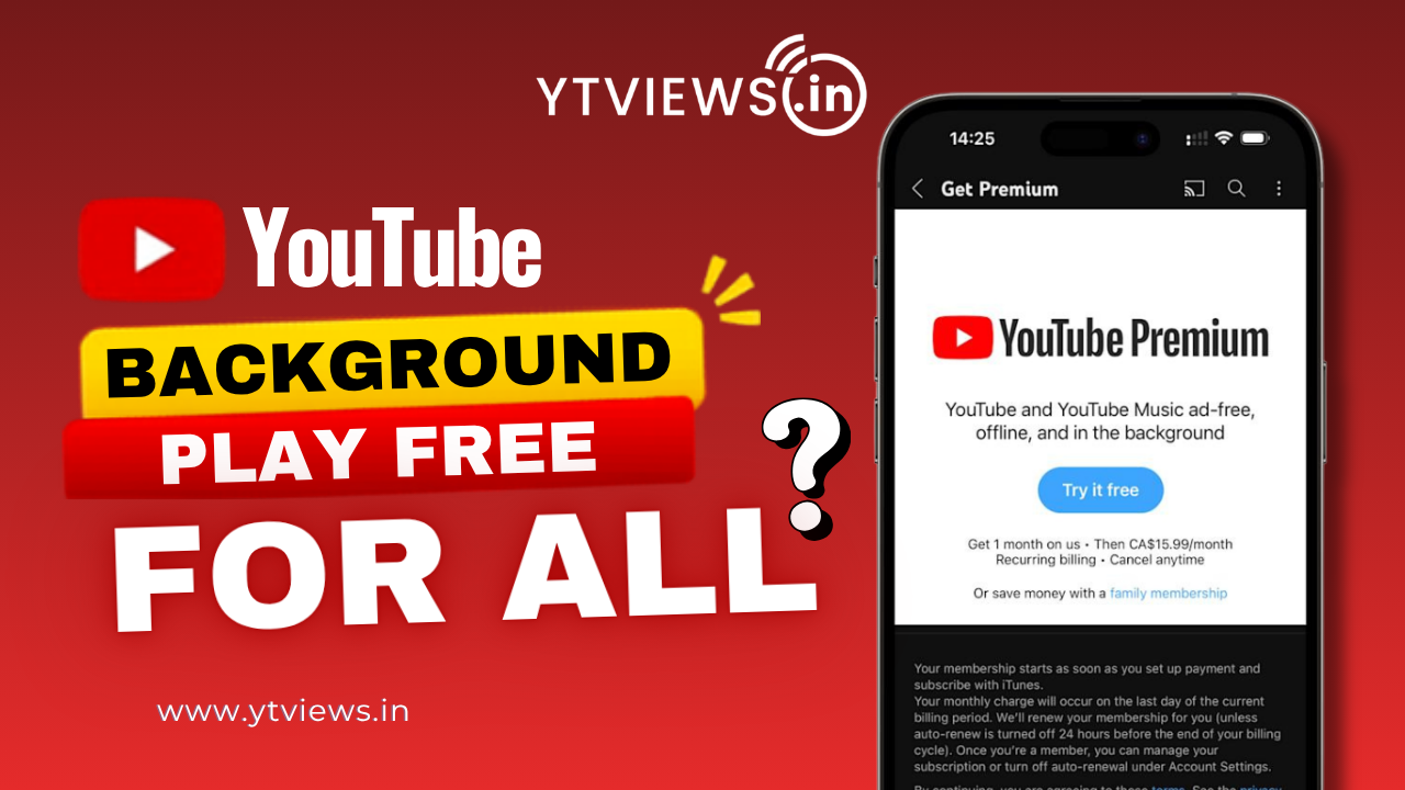 Is YouTube Background Play Finally Free for Everyone?