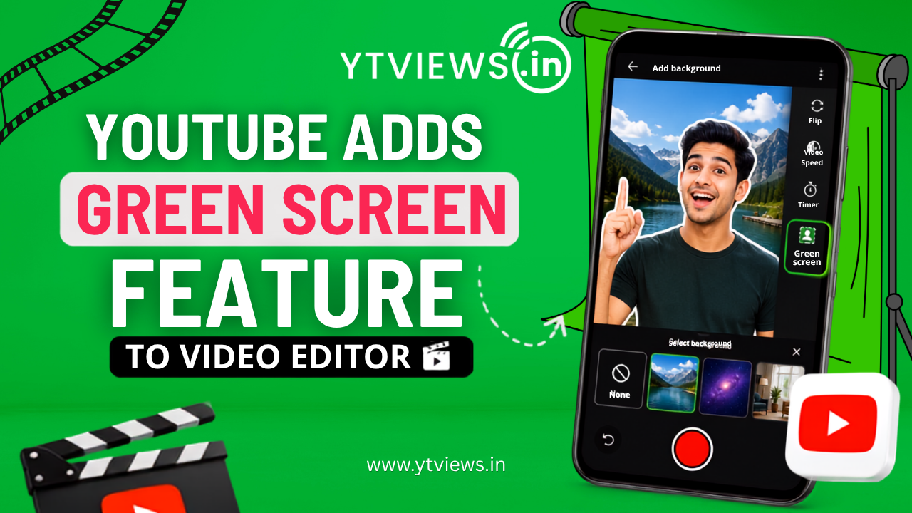 YouTube Adds Green Screen Feature to Video Editor