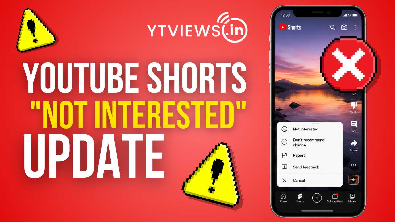 YouTube Shorts Gets New “Not Interested” Controls: What’s Changed?