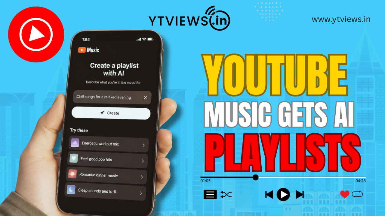 YouTube Music Introduces AI Playlist Generator